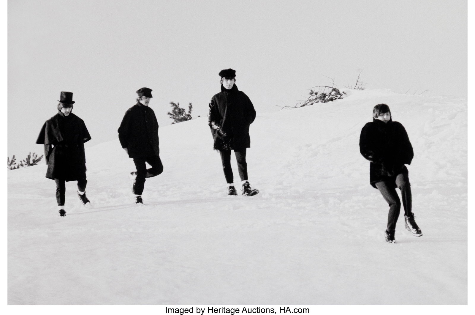 Roger Fritz (German, 1936-2021) Beatles on the s: Roger Fritz (German, 1936-2021) Beatles on the set of "Help", 1965 Digital pigment print 15-3/4 x 23-5/8 inches (40.0 x 60.0 cm) (image)