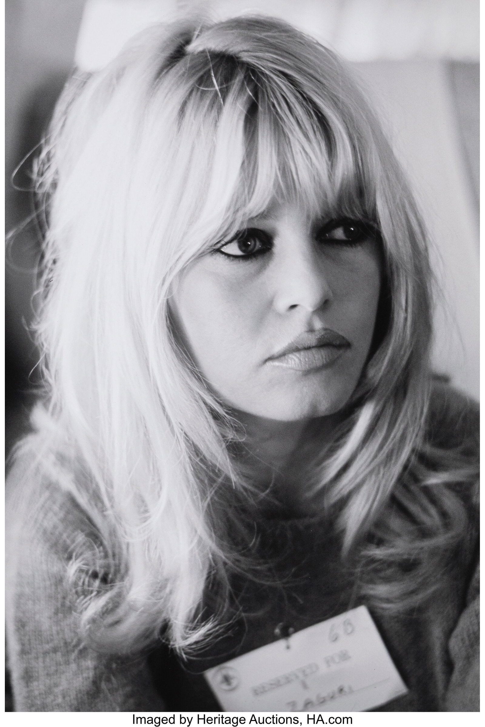 Hatami (Iranian, 1928-2017) Brigitte Bardot, 196: Hatami (Iranian, 1928-2017) Brigitte Bardot, 1965 Digital pigment print, printed later 16-3/4 x 10-7/8 inches (42.5 x 27.6 cm) (image&r