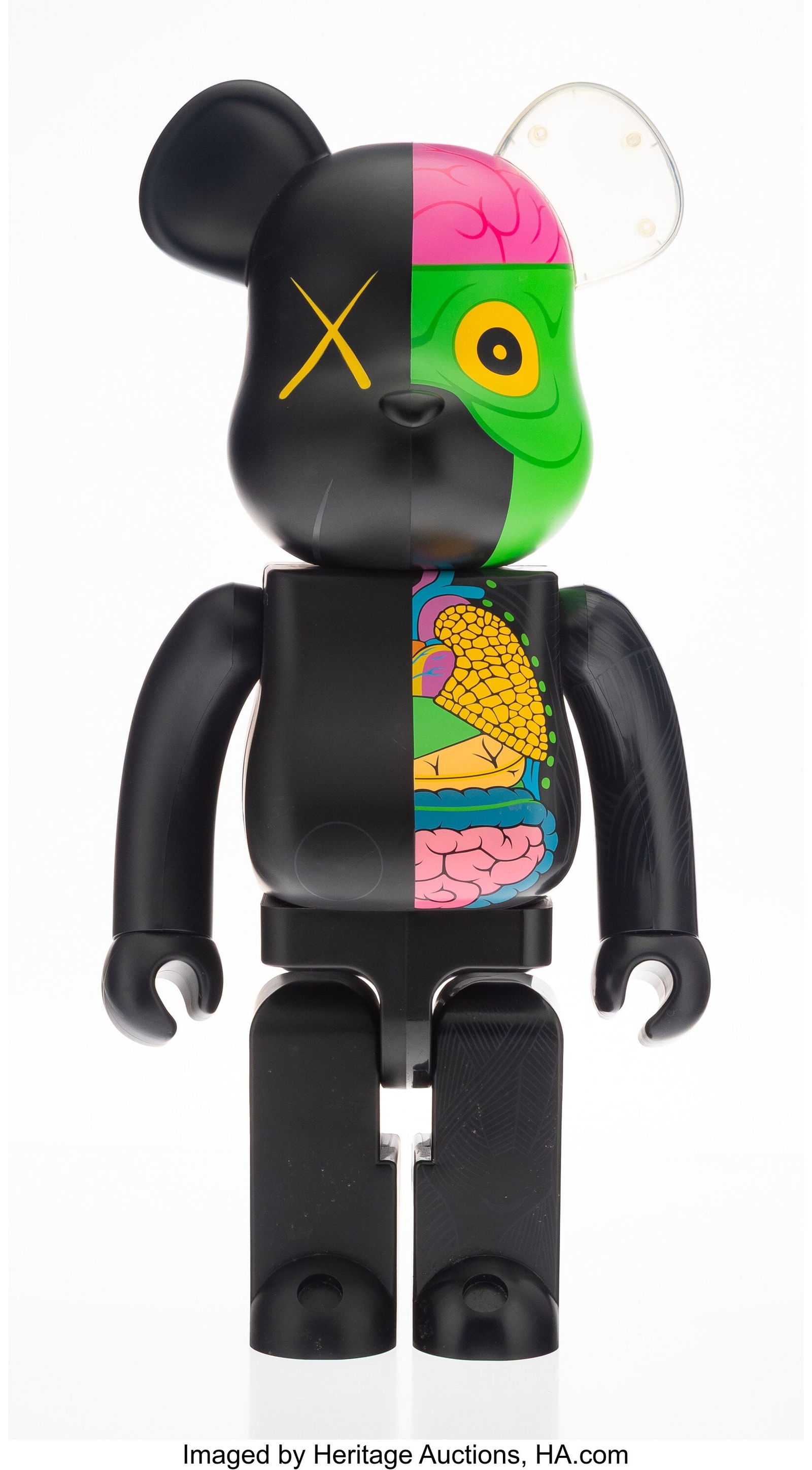KAWS X BE@RBRICK Dissected Companion 1000% (Blac (1 of 3)