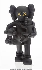 45047&colon; KAWS &lpar;b&period; 1974&rpar; Clean Slate &lpar;Black&rpar;&comma; 2018 Painted