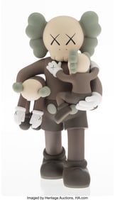 45048&colon; KAWS &lpar;b&period; 1974&rpar; Clean Slate &lpar;Brown&rpar;&comma; 2018 Painted