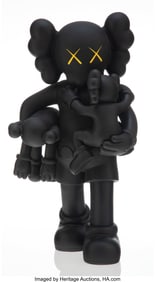 45050&colon; KAWS &lpar;b&period; 1974&rpar; Clean Slate &lpar;Black&rpar;&comma; 2018 Painted