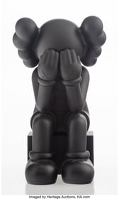 45055&colon; KAWS &lpar;b&period; 1974&rpar; Passing Through &lpar;Black&rpar;&comma; 2018 Pai