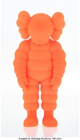 45071&colon; KAWS &lpar;b&period; 1974&rpar; What Party &lpar;Orange&rpar;&comma; 2020 Painted