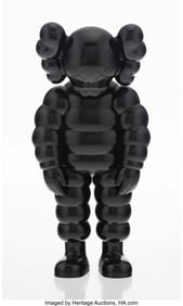 45072&colon; KAWS &lpar;b&period; 1974&rpar; What Party &lpar;Black&rpar;&comma; 2020 Painted 
