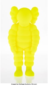 45073&colon; KAWS &lpar;b&period; 1974&rpar; What Party &lpar;Yellow&rpar;&comma; 2020 Painted