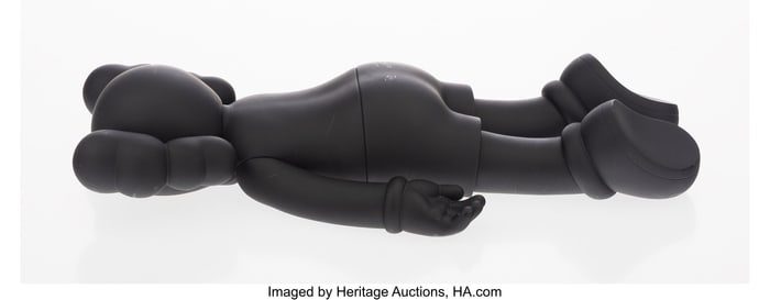 45075&colon; KAWS &lpar;b&period; 1974&rpar; Companion &lpar;Black&rpar;&comma; 2020 Painted c