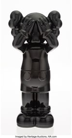 45086&colon; KAWS &lpar;b&period; 1974&rpar; Holiday&colon; UK Ceramic Container &lpar;Bl