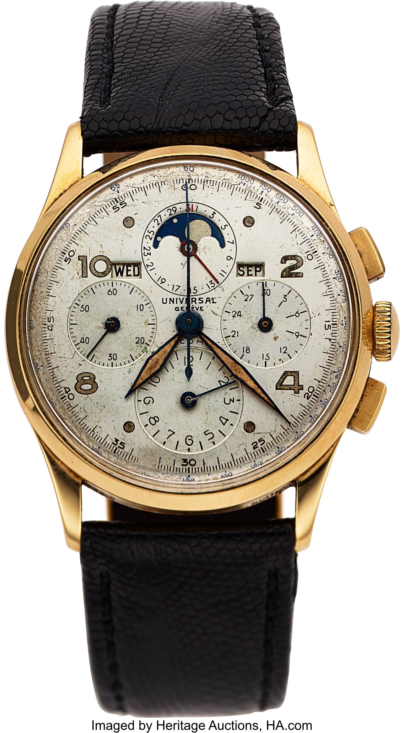 Universal Geneve Gold Tri-Compax Chronograph Wit (1 of 4)