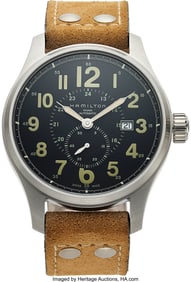 12060&colon; Hamilton Khaki Field Officer Auto Wristwatch  Ca