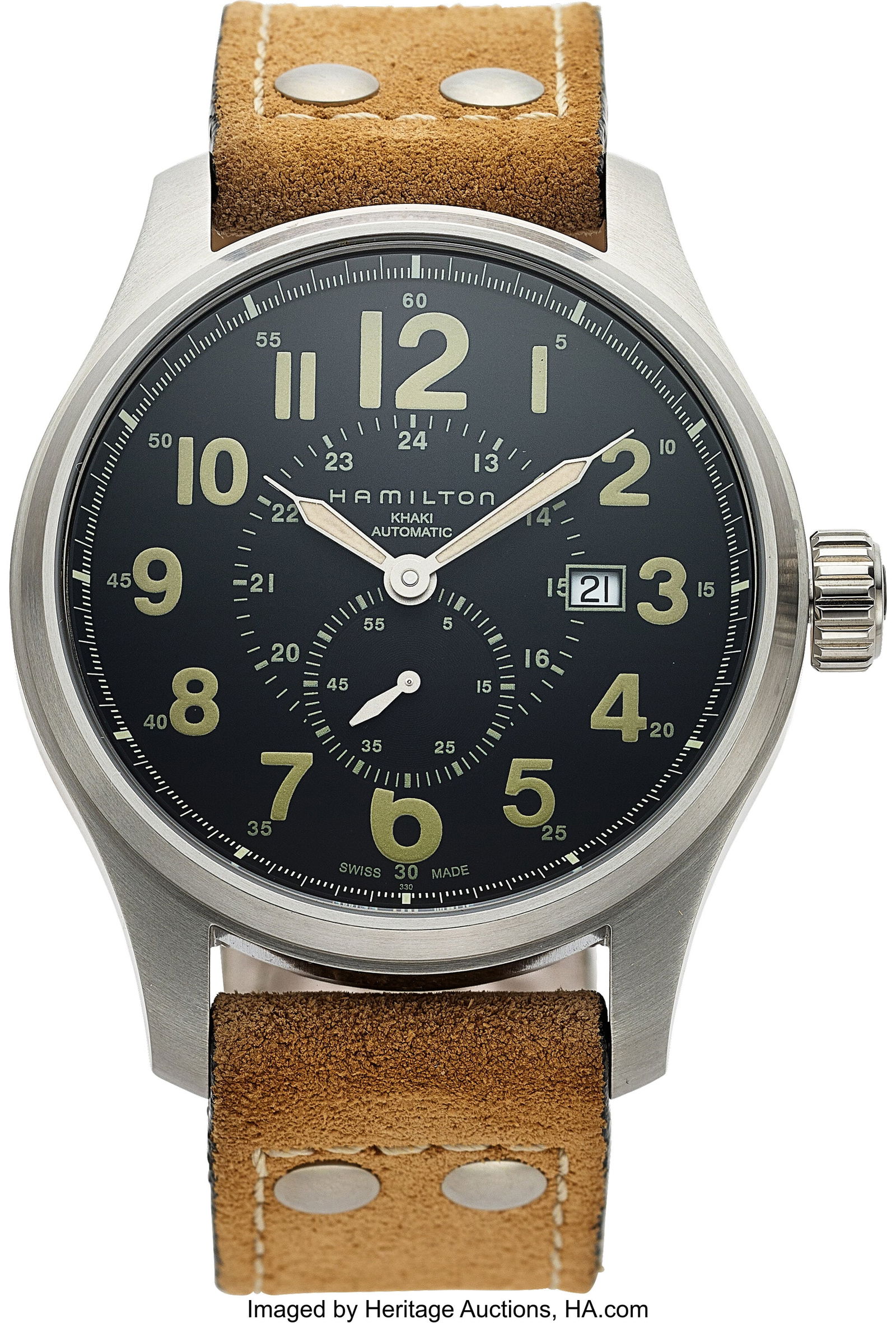 Hamilton Khaki Field Officer Auto Wristwatch Ca (1 of 4)