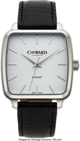 12061&colon; Christopher Ward C5 Slimline Square Men's Dress 