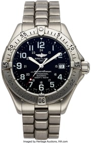 12071&colon; Breitling Superocean Professional Wristwatch wit