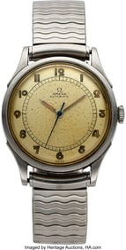 12084&colon; Omega Classic Calatrava 34mm Steel Men's Vintage