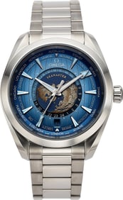 12089&colon; Omega Seamaster Aqua Terra with Continental Map 