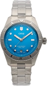 12092&colon; Oris Divers Sixty-Five "Cotton Candy" Blue Dial&comma;