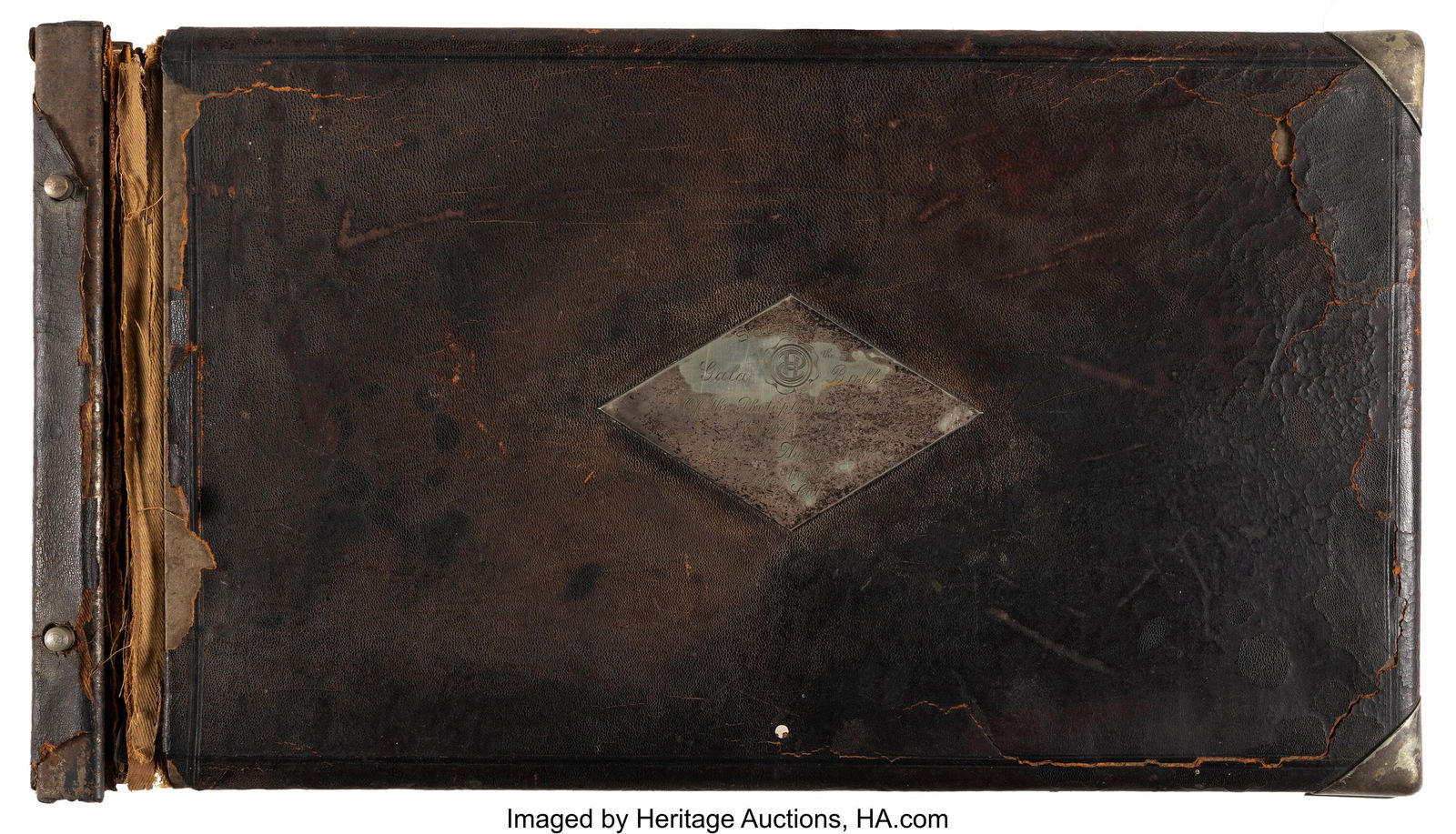 38001&colon; Photoplayers Club Album with Vintage Signed &lpar;95&plus;