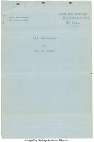 38033&colon; The Crucible &lpar;1925&rpar;&comma; Erich von Stroheim Original