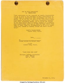 38045&colon; Gone with the Wind &lpar;MGM&comma; 1939&rpar;&comma; Dialogue Continu