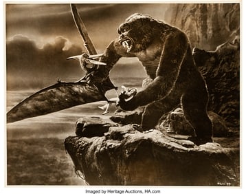 38049&colon; King Kong &lpar;RKO&comma; 1933&rpar;&comma; Oversize Portrait by Erne