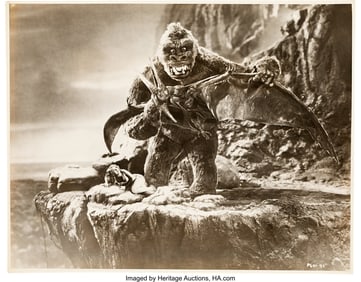 38050&colon; King Kong &lpar;RKO&comma; 1933&rpar;&comma; Oversize Portrait by Erne