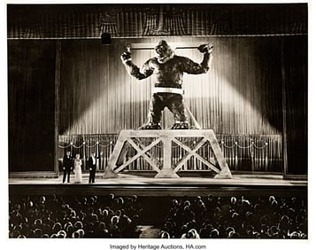 38051&colon; King Kong &lpar;RKO&comma; 1933&rpar;&comma; Oversize Portrait by Erne
