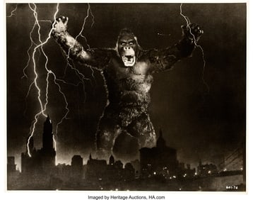 38054&colon; King Kong &lpar;RKO&comma; 1933&rpar;&comma; Oversize Portrait by Erne