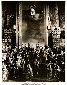 38055&colon; King Kong &lpar;RKO&comma; 1933&rpar;&comma; Oversize Portrait by Erne