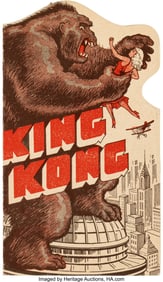 38060&colon; King Kong &lpar;RKO&comma; 1933&rpar;&comma; French Herald&period;  Vintage o