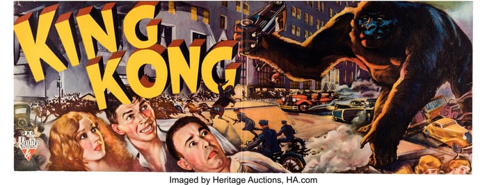 38061&colon; King Kong &lpar;RKO&comma; 1933&rpar;&comma; Complete Original Pressbo