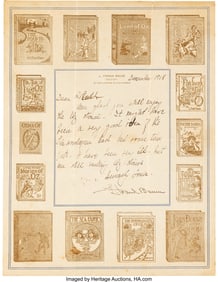 38068&colon; L&period; Frank Baum Oz-Content Handwritten Signed Lett