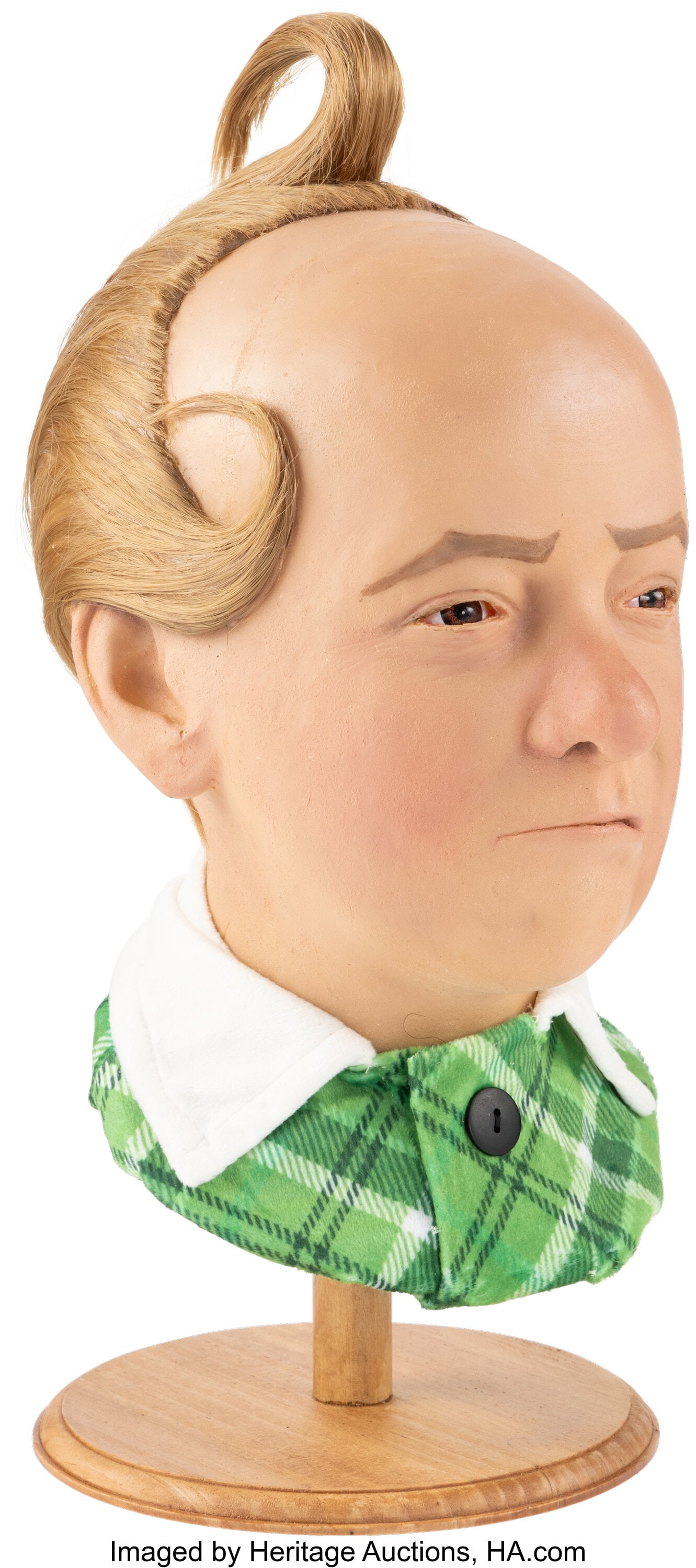 The Wizard of Oz (MGM, 1939), Jerry Maren "Lolli: The Wizard of Oz (MGM, 1939), Jerry Maren "Lollipop Guild Munchkin" Display Bust. Contemporary display bust of the Green Lollipop Guild Munchkin (Jerry Maren)&co