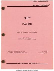 38080&colon; Return to Oz &lpar;Buena Vista&comma; 1985&rpar;&comma; Earl Weldon Pe