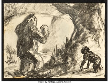 38089&colon; Mighty Joe Young &lpar;RKO&comma; 1949&rpar;&comma; Original Storyboar