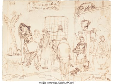 38093&colon; Othello &lpar;UA&comma; 1951&rpar;&comma; Orson Welles Original Illust