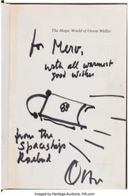 38099&colon; Orson Welles Signed The Magic World of Orson Wel