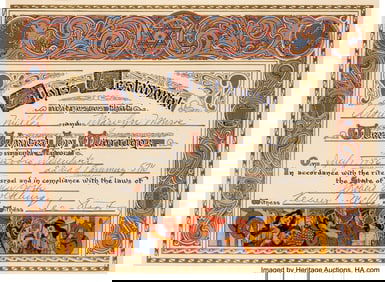 38122&colon; Arthur Miller and Marilyn Monroe Ketubah for The