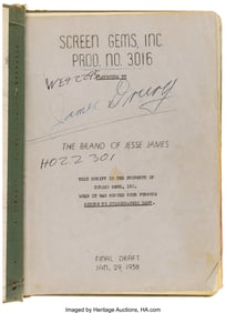 38142&colon; Group of James Drury Personal Scripts Including 