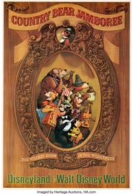 38268&colon; Country Bear Jamboree Attraction Entrance Poster