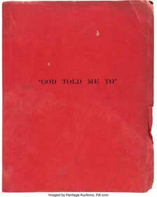 38291&colon; Group of Tony Lo Bianco Personal Scripts Includi