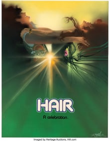 38311&colon; Hair &lpar;UA&comma; 1979&rpar;&comma; Alternate Comp Key Art by Bob P