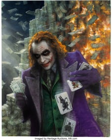 38315&colon; The Dark Knight &lpar;Warner Bros&period;&comma; 2008&rpar;&comma; Artwork by