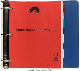 38366&colon; Ferris Bueller's Day Off &lpar;Paramount&comma; 1986&rpar;&comma; Seco