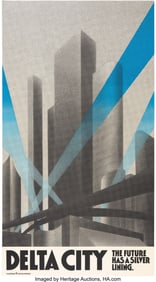 38372&colon; RoboCop &lpar;Orion&comma; 1987&rpar;&comma; OCP "Delta City" Poster&period; 