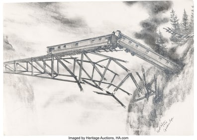 38381&colon; GoldenEye &lpar;EON&comma; 1995&rpar;&comma; Pair of Concept Artworks 