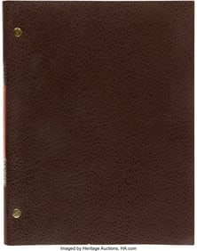 38392&colon; Fat City &lpar;Columbia&comma; 1972&rpar;&comma; Early-Draft Script by