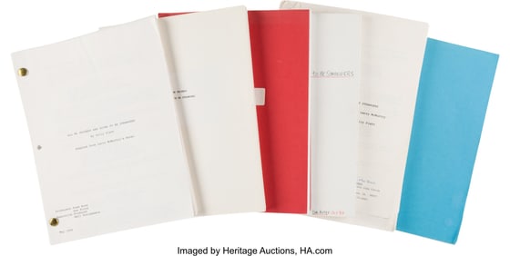 38439&colon; Larry McMurtry Group of &lpar;8&rpar; 1990s Unproduced Scr