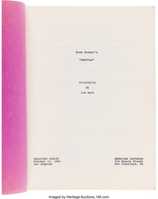 38470&colon; Bram Stoker's Dracula &lpar;Columbia&comma; 1992&rpar;&comma; Shooting