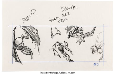 38494&colon; Blade &lpar;New Line&comma; 1998&rpar;&comma; Storyboard Art and Digit