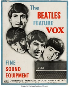 38556&colon; The Beatles "Feature Vox Fine Sound Equipment" M